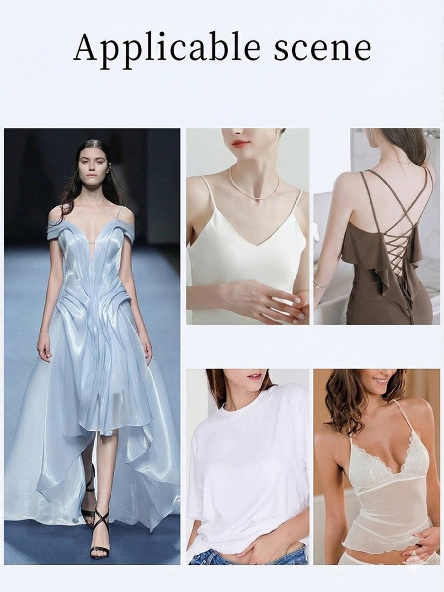 Inner Silicone Anti-Slip Strapless Stick-On Bra
