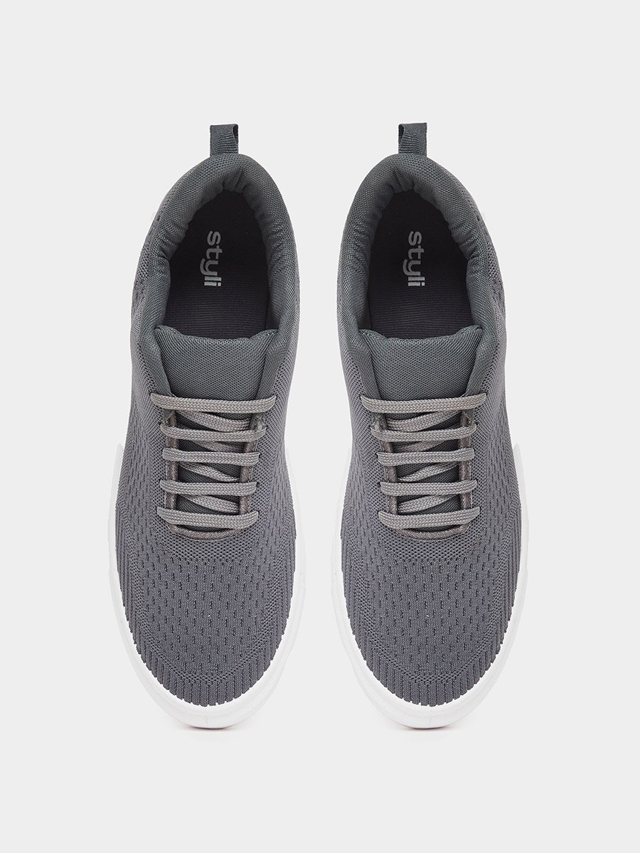 Lightweight Mesh Lace Up Casual Shoes