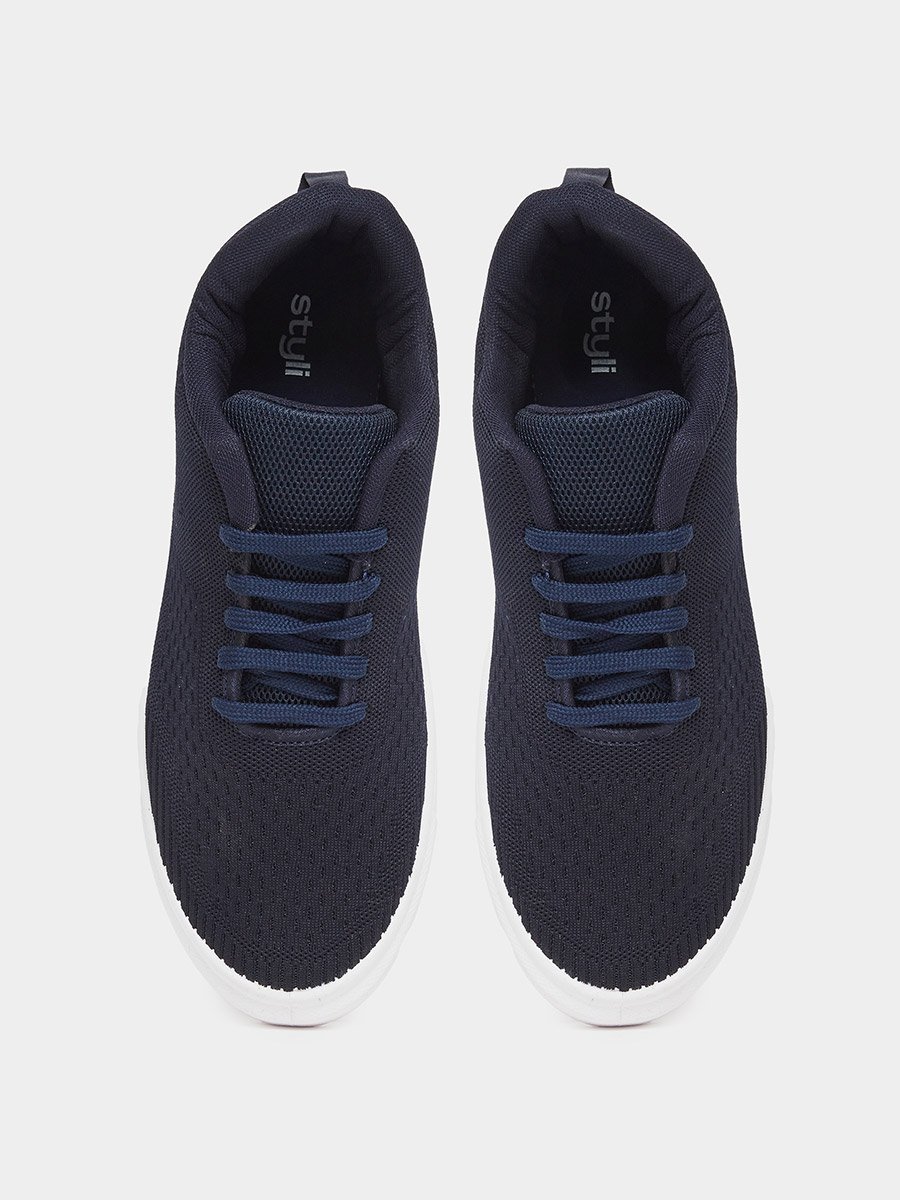 Lightweight Mesh Lace Up Casual Shoes