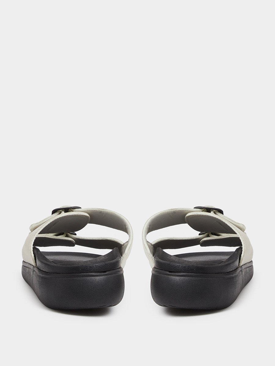 Men Double Strap Buckle Comfort Sandals