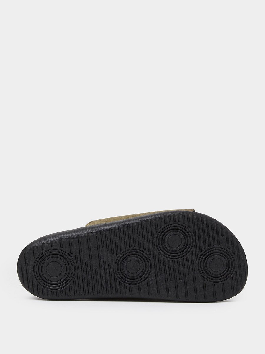 Men Double Strap Buckle Comfort Sandals