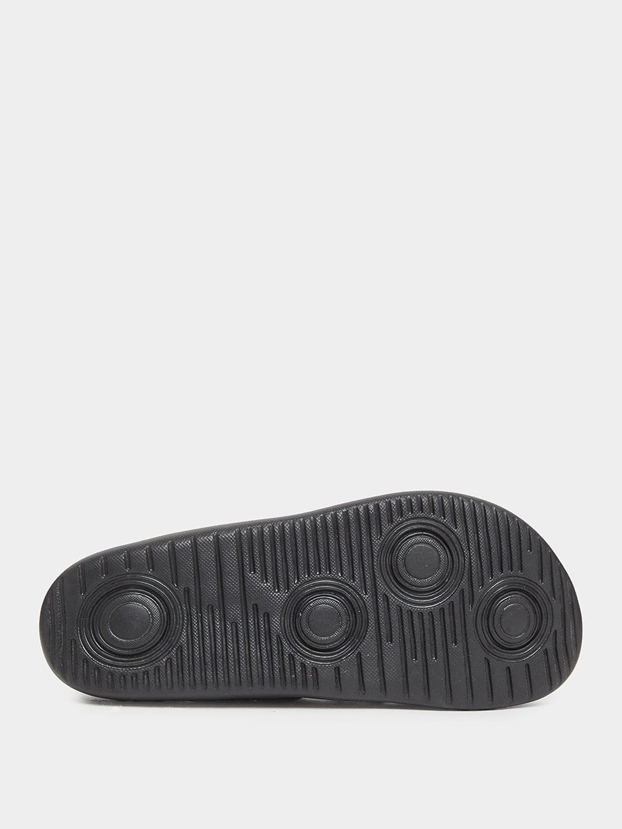 Men Double Strap Buckle Toe Ring Sandals