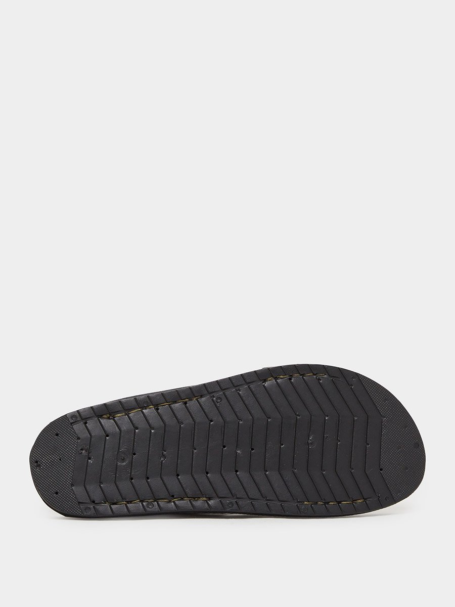 Olive Green Cross Strap Buckle Sandals