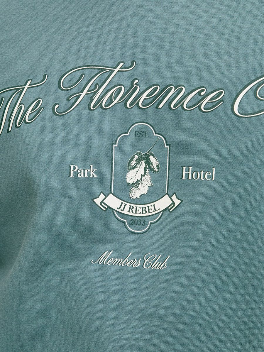 Green Florence Oak Graphic Sweatshirt