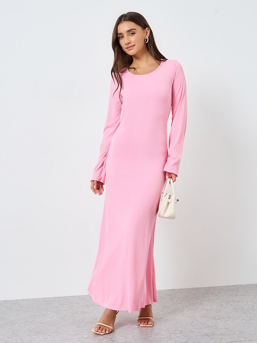 princess polly baby blue dress HOUSE OF CB Romy Mesh Bodycon Maxi Dress – Luxe by Kan main image 0