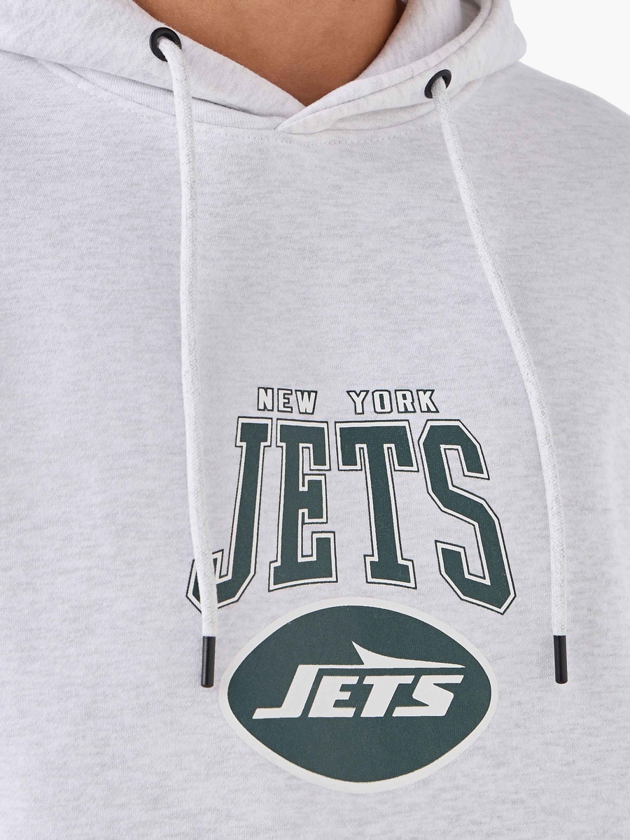 Men Oversized New York Jets Print Hoodie
