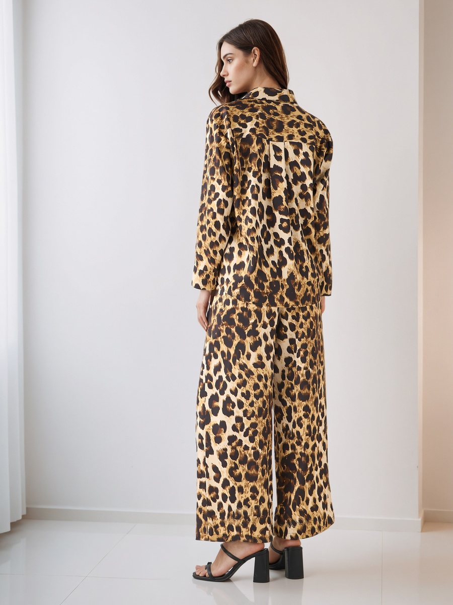 Co-Ords with Shirt and Wide Leg Pants