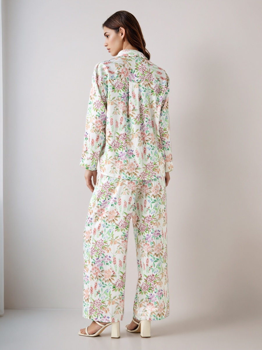 Co-Ords with Shirt and Wide Leg Pants