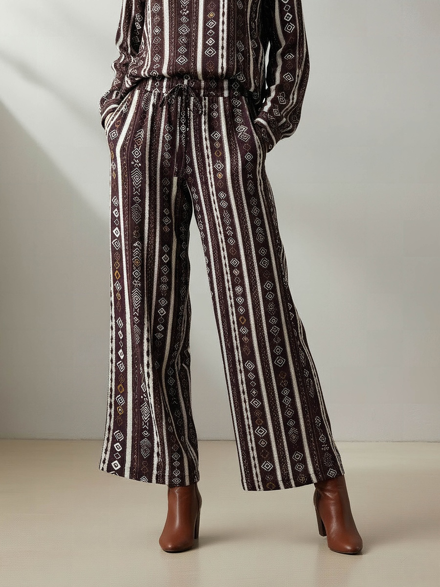 Co-Ords with Shirt and Wide Leg Pants