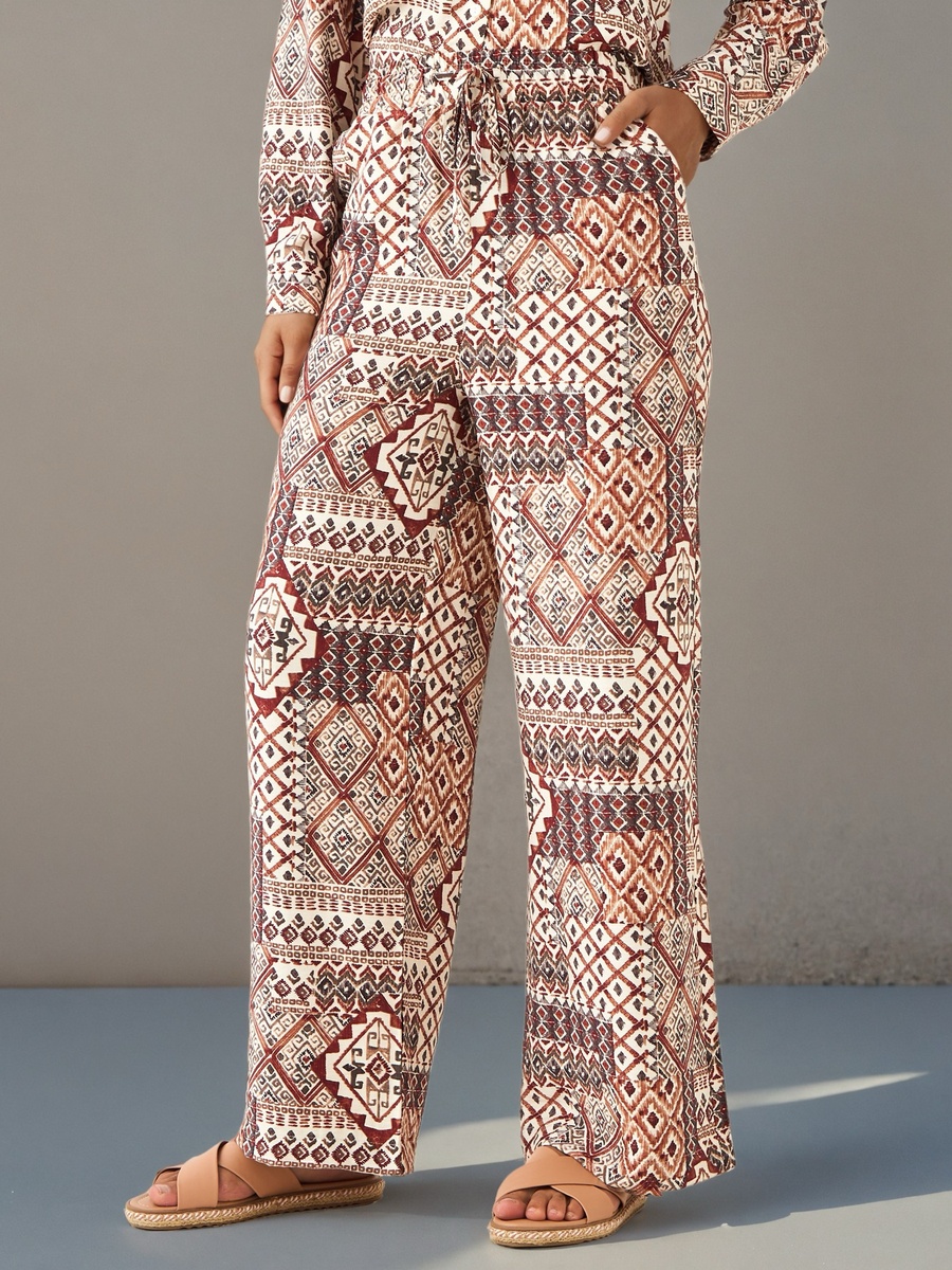 Co-Ords with Shirt and Wide Leg Pants