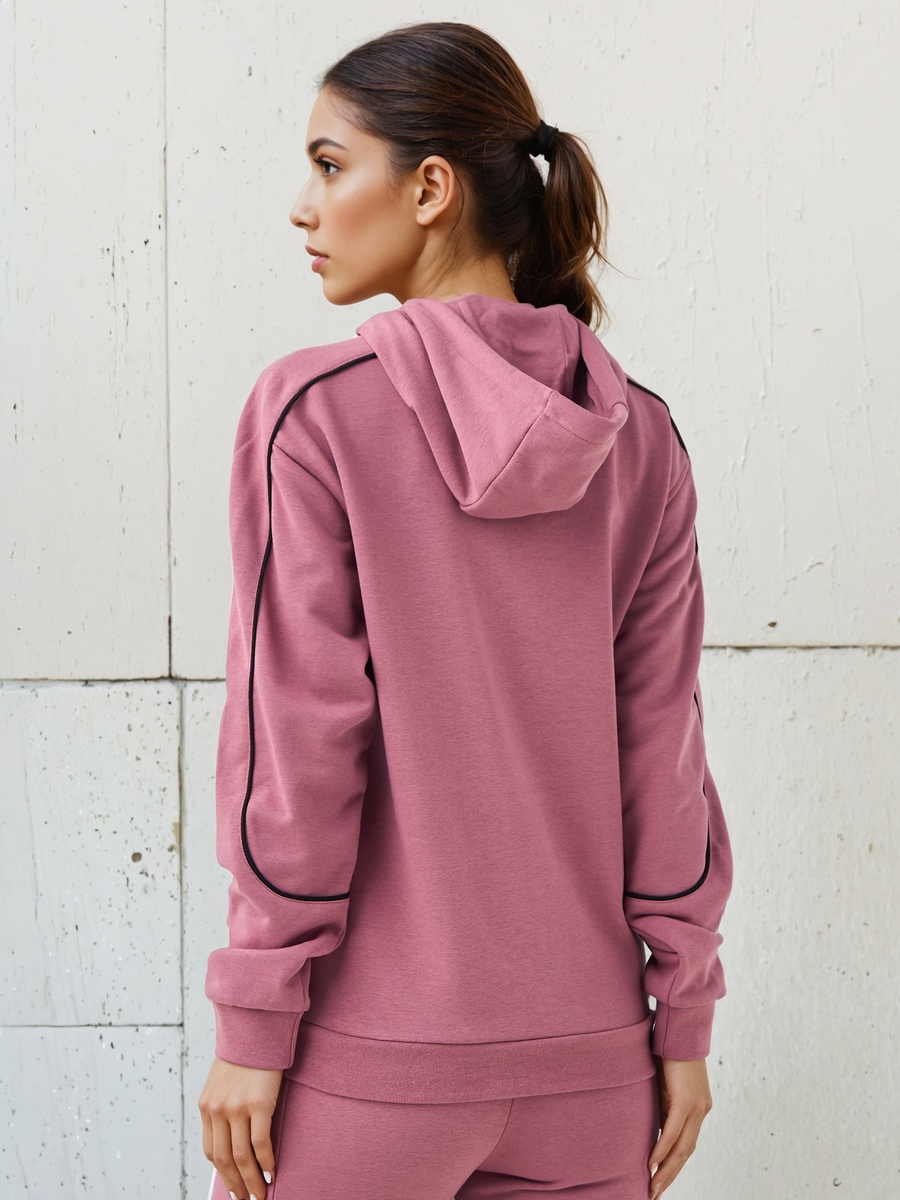 Regular Fit Hooded Sweatshirt with Logo Embroidery