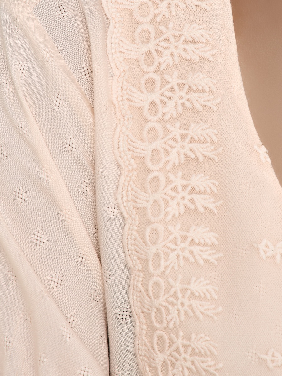Viscose Night Dress with Embroidery