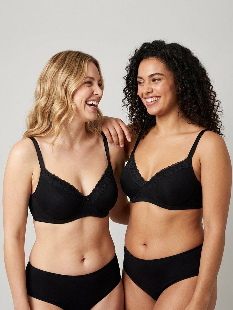 Pack of 2 - Lightly Padded Cotton T-Shirt Bra
