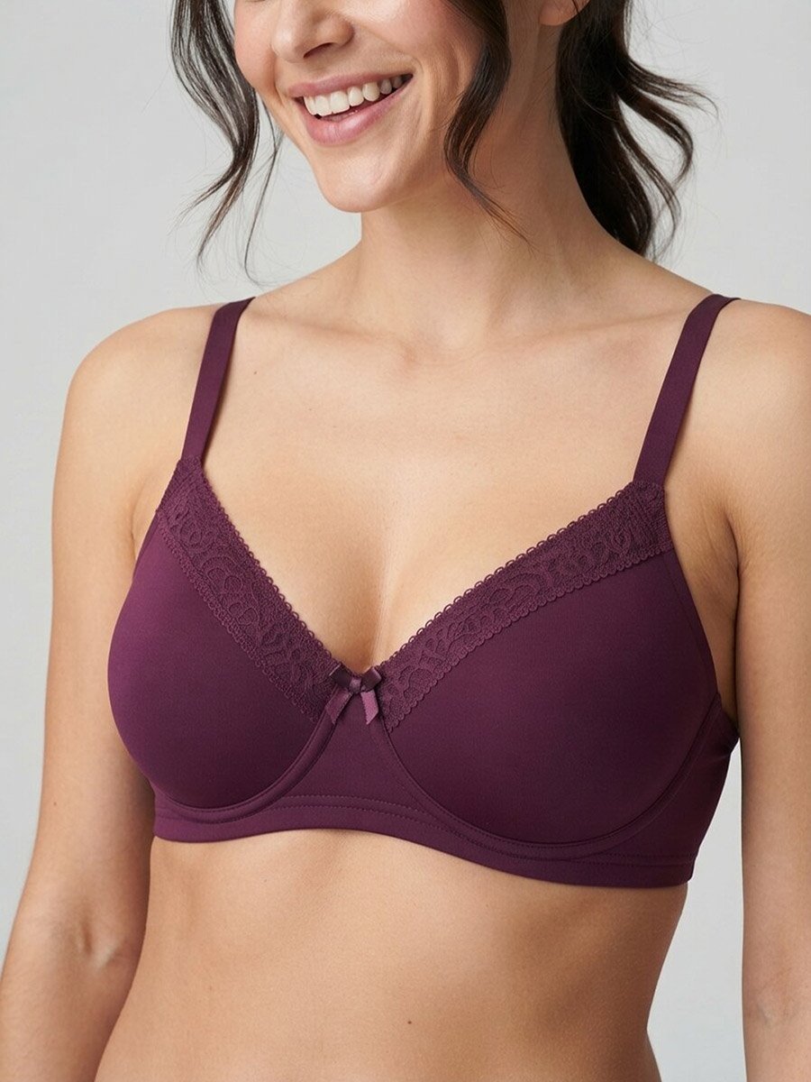 Pack of 2 - Lightly Padded Cotton T-Shirt Bra
