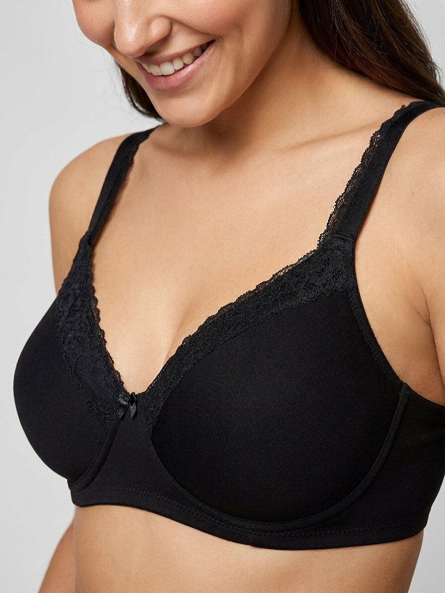 Pack of 2 - Lightly Padded Cotton T-Shirt Bra