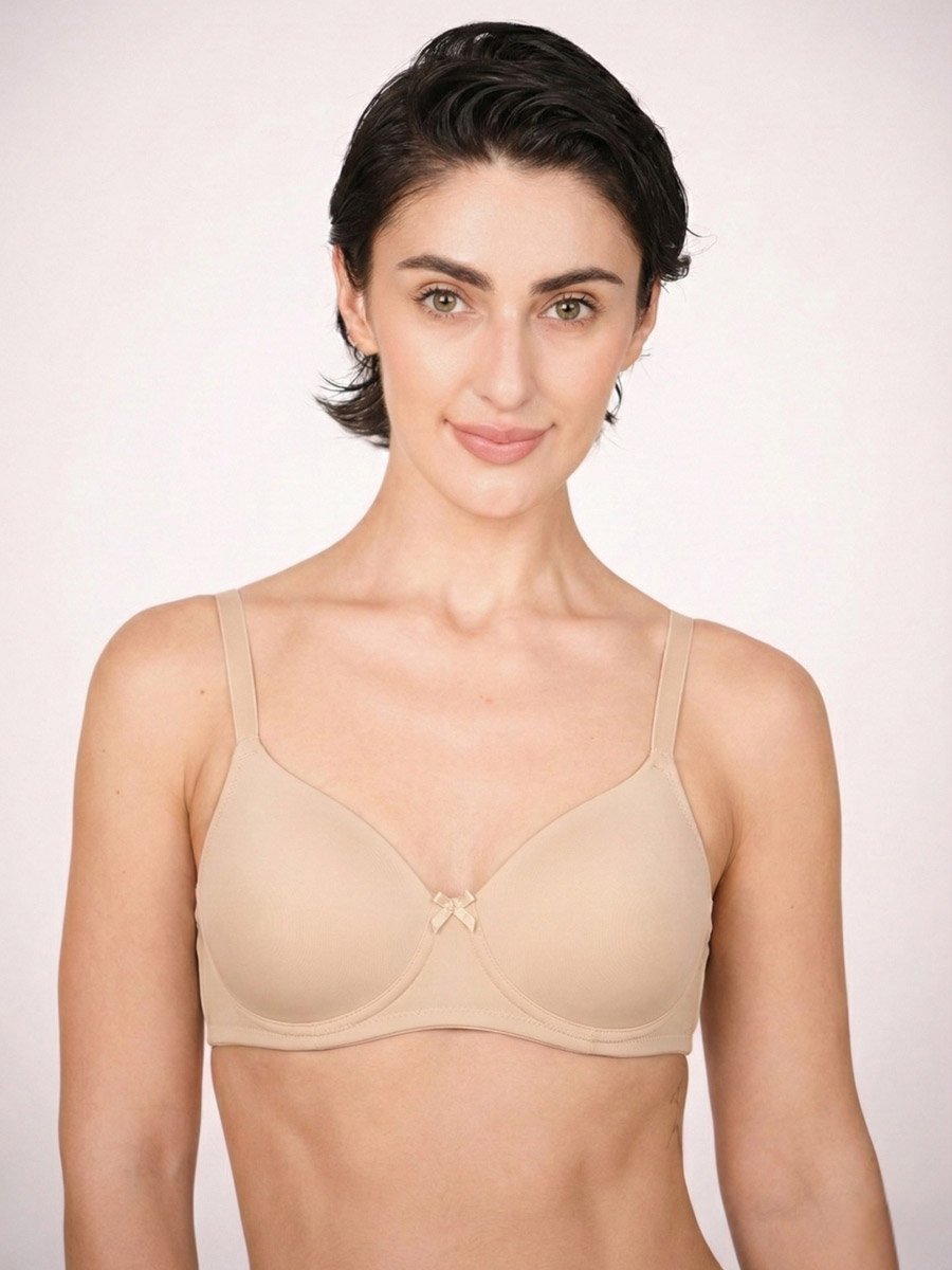 Pack of 2 - Lightly Padded Lycra T-Shirt Bra