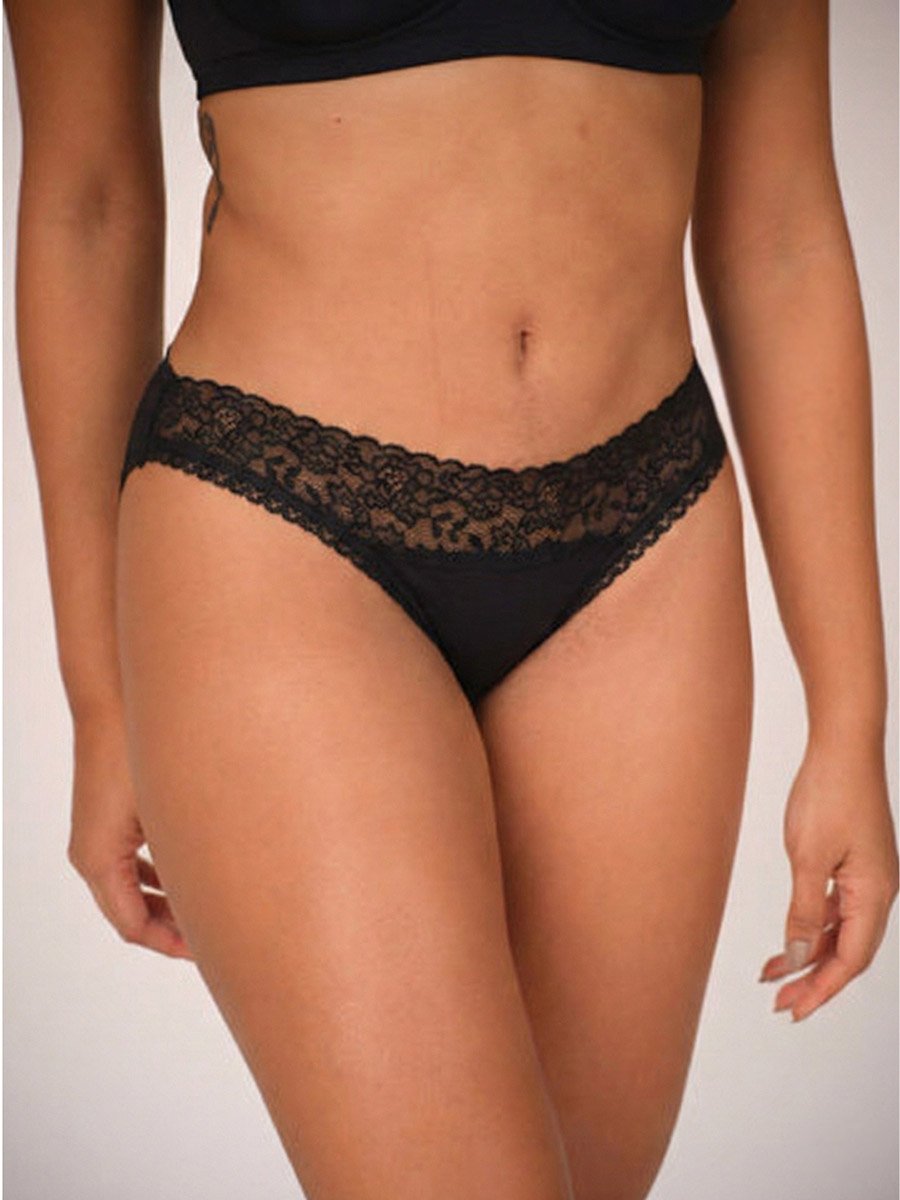 Pack of 3 - Lace Trim Cotton Panties