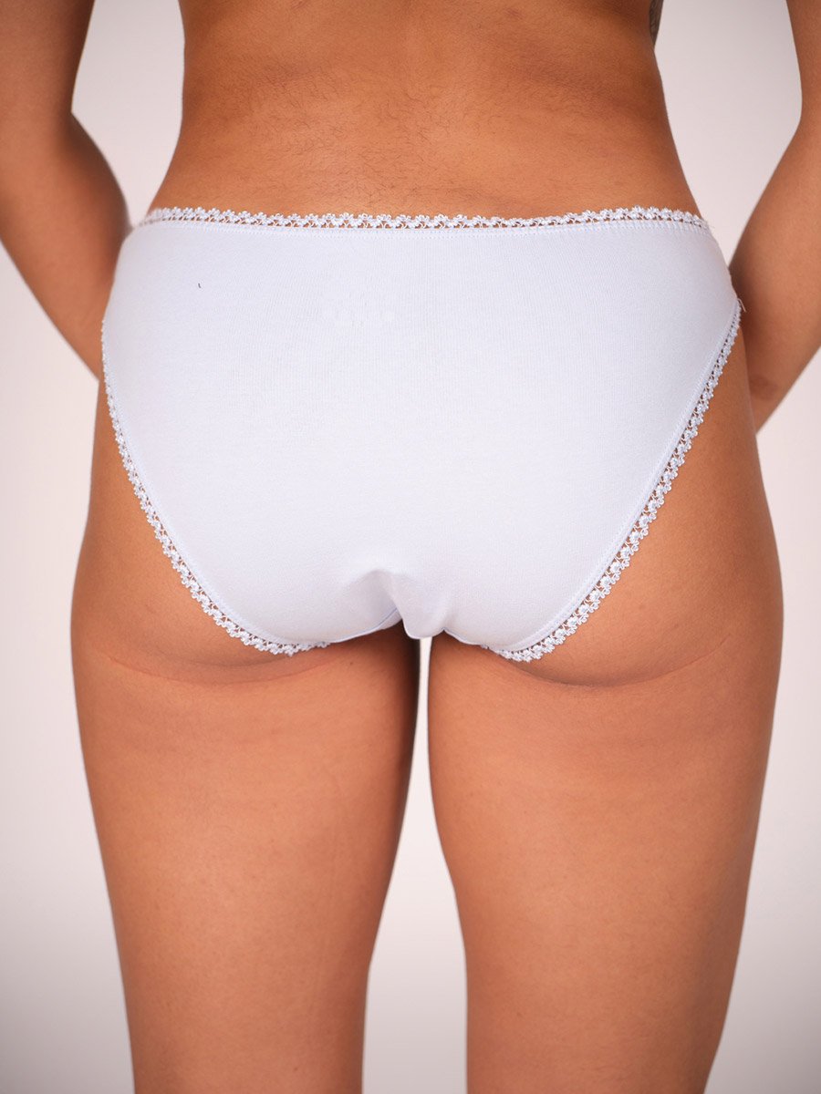 Pack of 3 - Lace Trim Cotton Panties