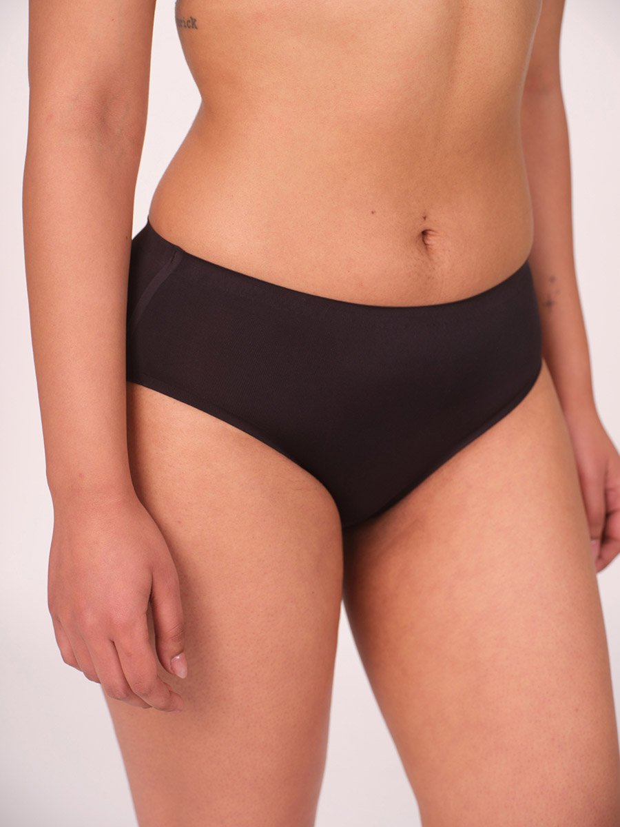 Pack of 3 - Women Solid Comfort Full Briefs