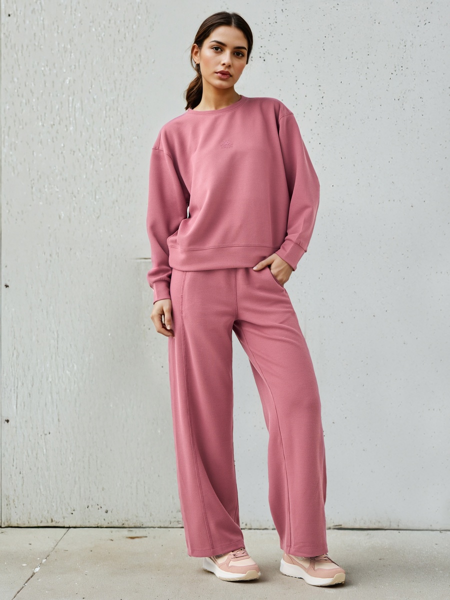 Women Relaxed Fit Flexi Waist Track Pants with Pockets