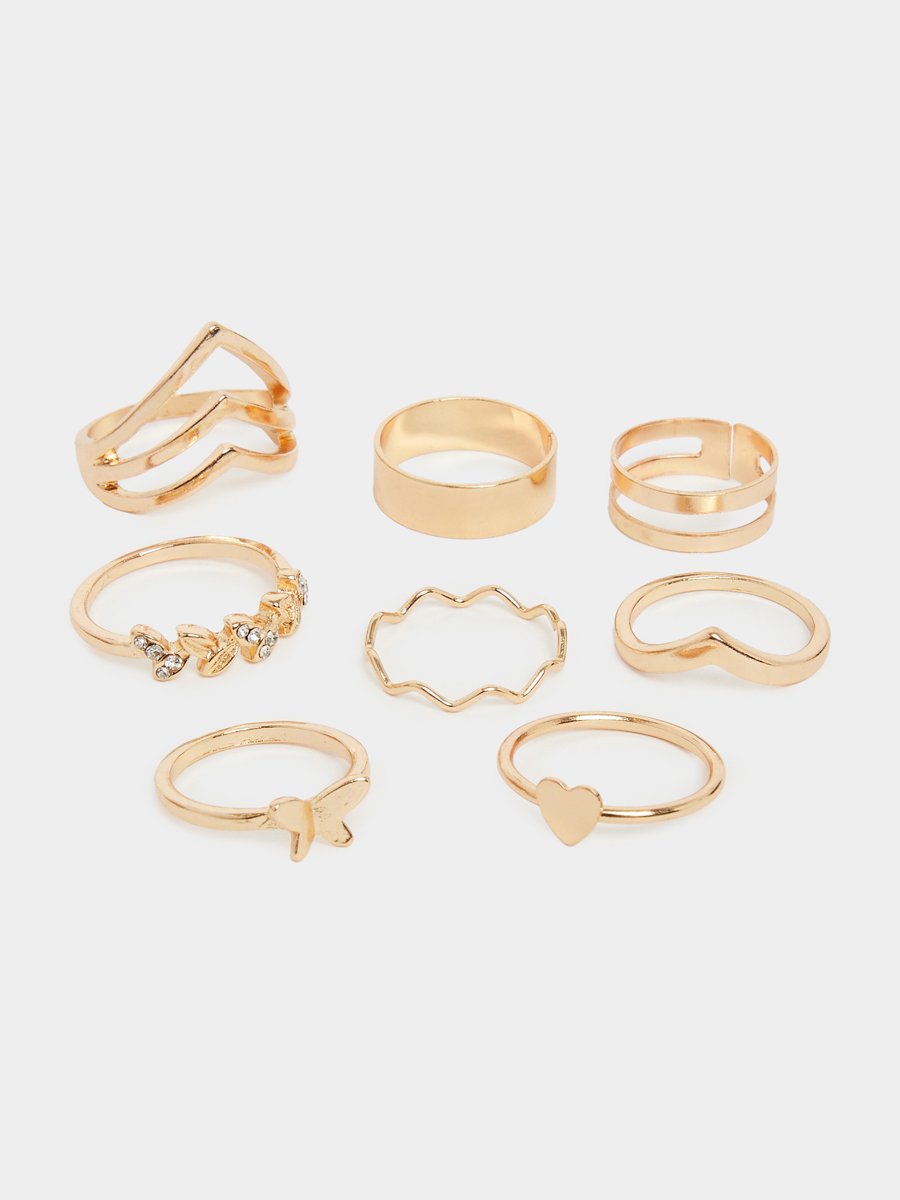 Pack of 25 - Assorted Gold Rings