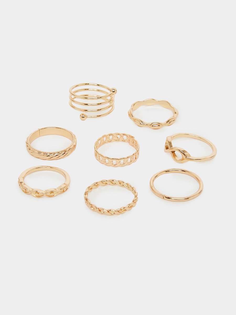 Pack of 25 - Assorted Gold Rings