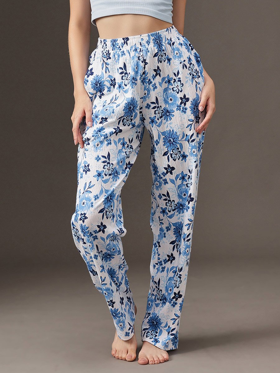 Floral Print Cotton Pyjama