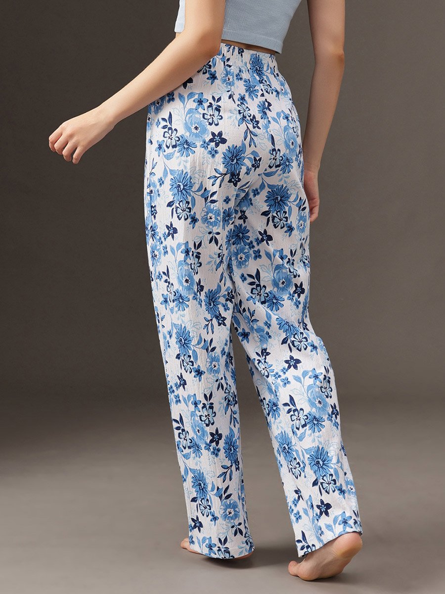 Floral Print Cotton Pyjama