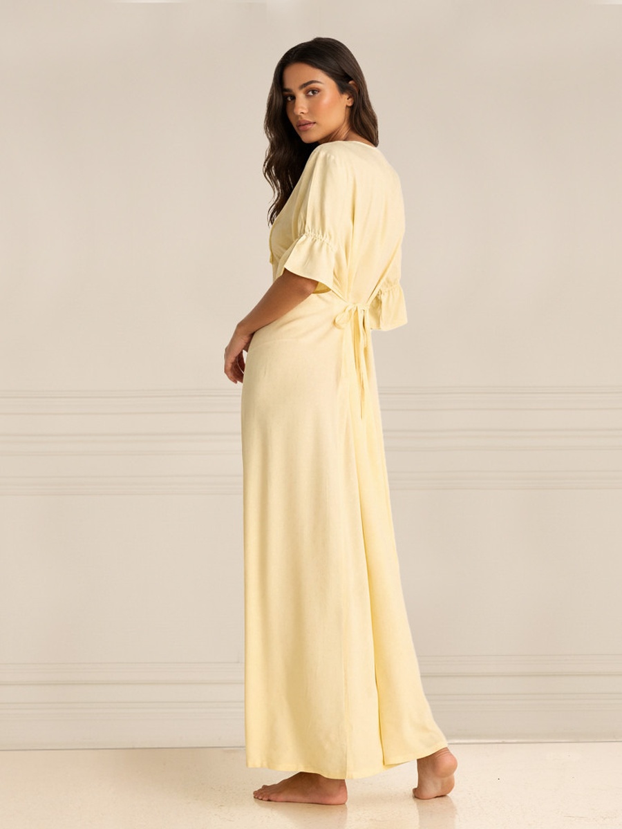Viscose Nightdress with Embroidery