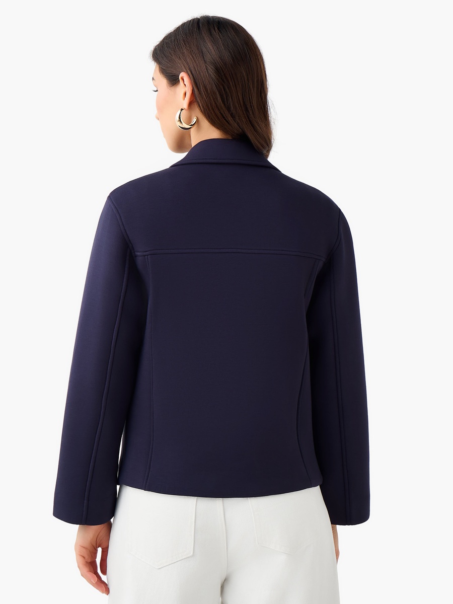 Regular Fit Blazer with Lapel Collar