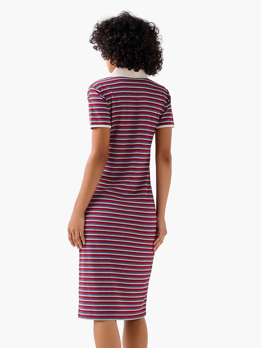Lee Cooper Shift Midi Dress with Zip Closure