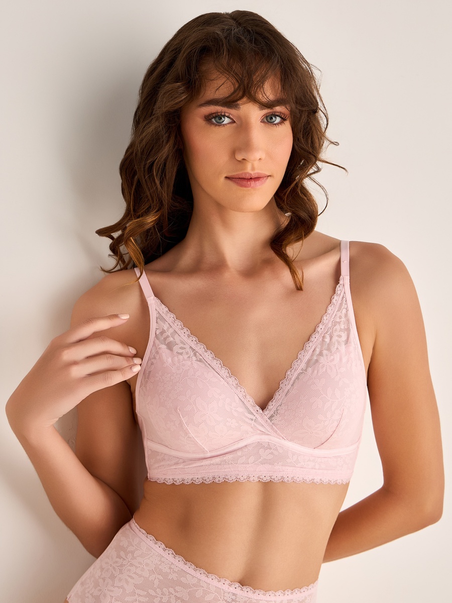 Floral Lace Demi Bra
