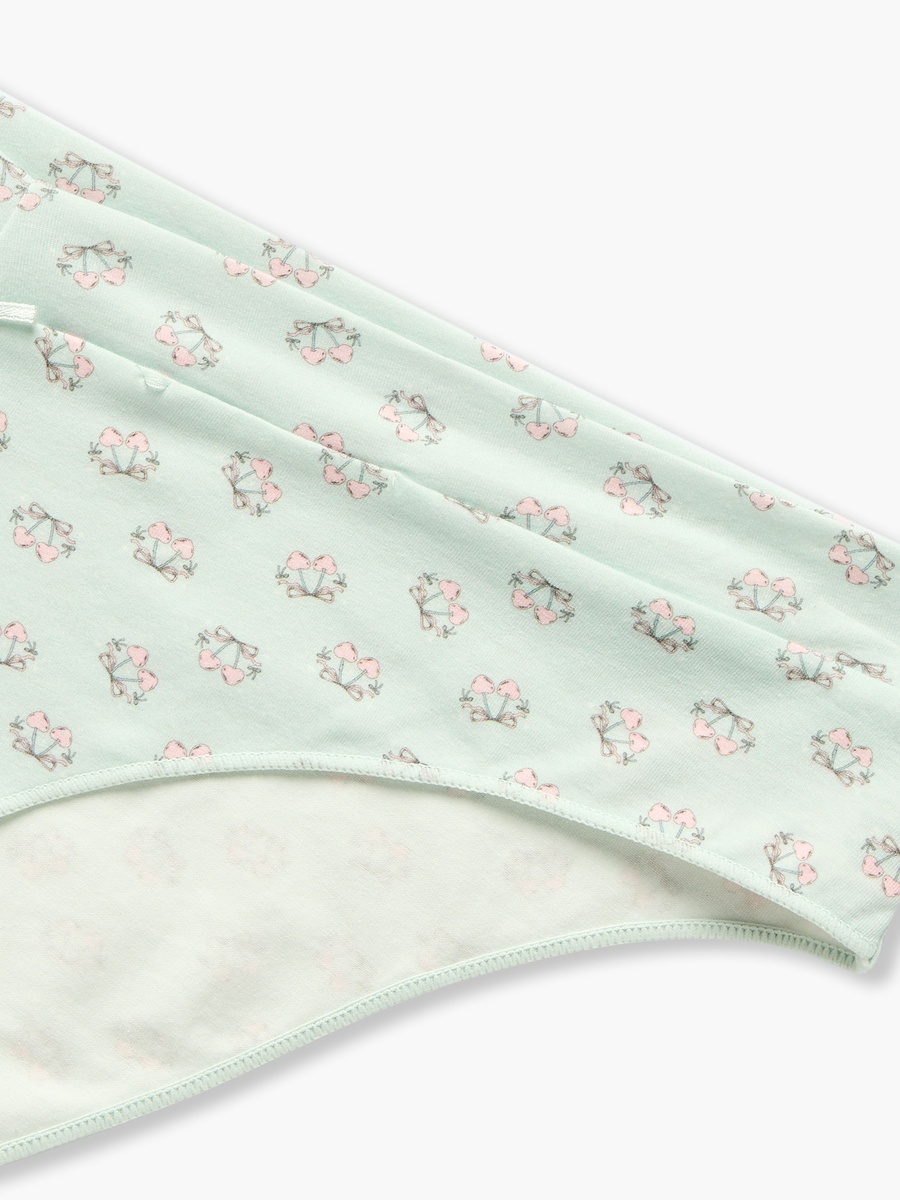 Bikini Briefs with Cherry Print
