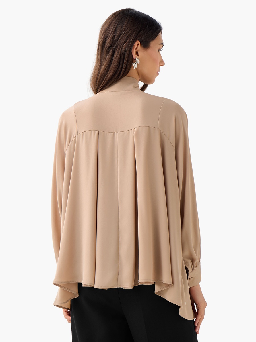 Relaxed Fit Top with Rhinestone Embellishments