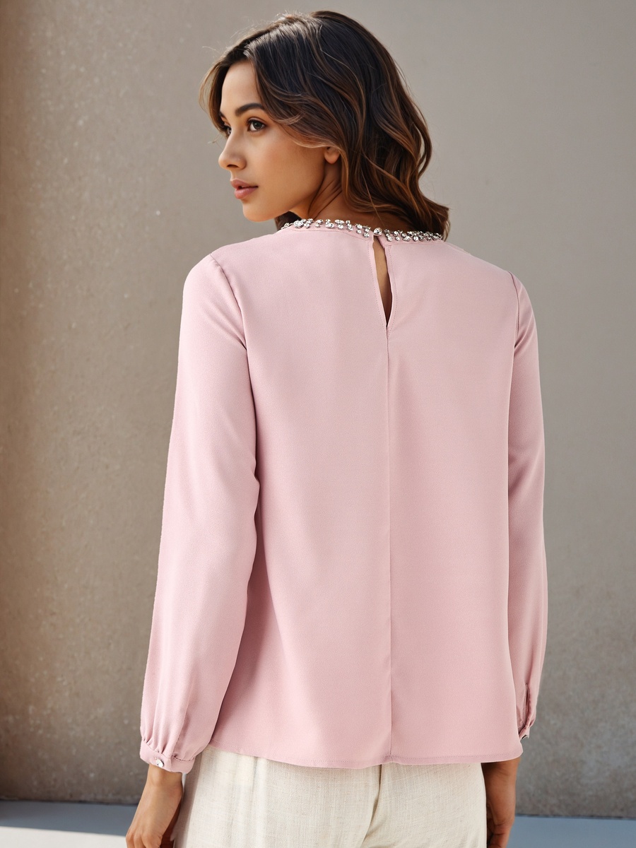 Regular Fit Top with Embellishment