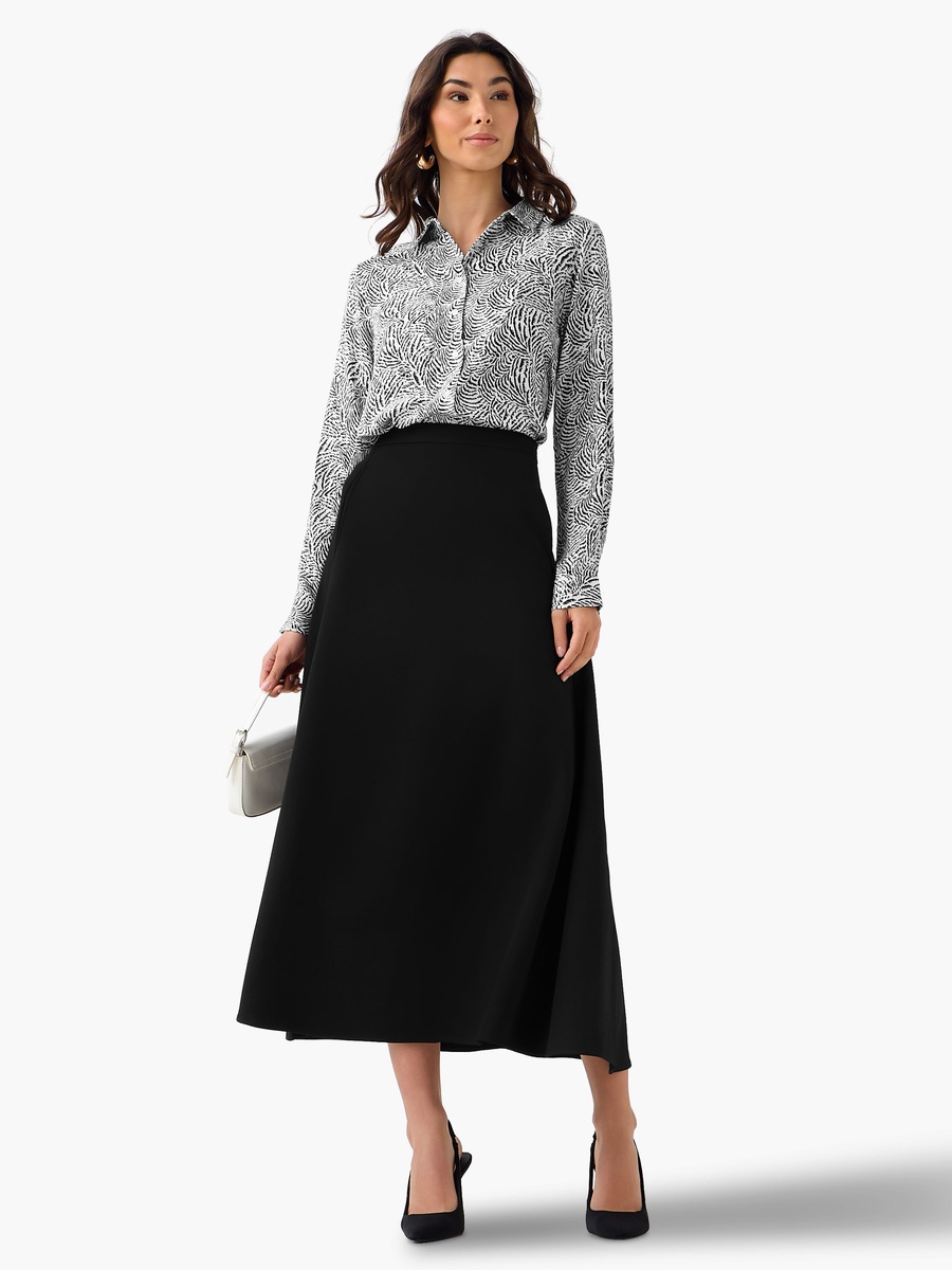 Regular Fit Viscose Shirt with Print