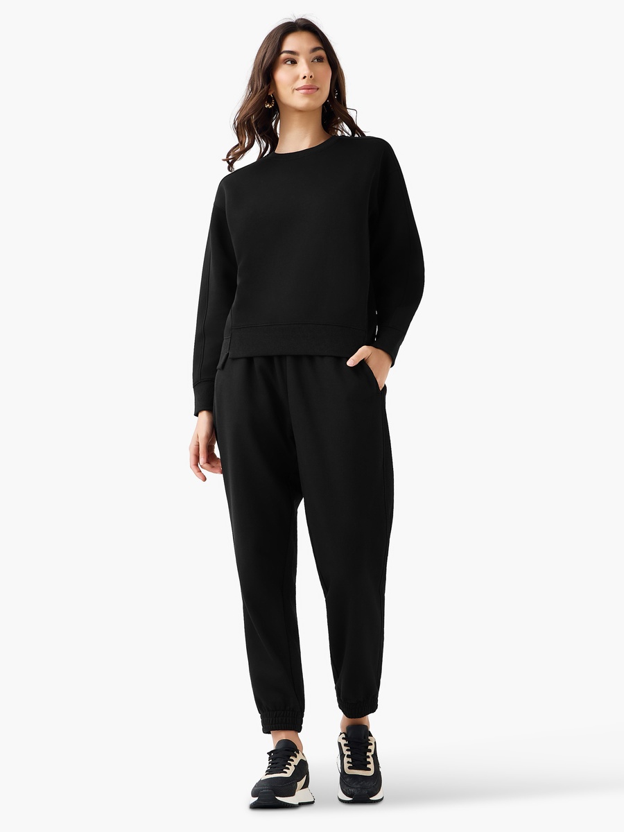 Regular Fit Flexi Waist Joggers Pockets