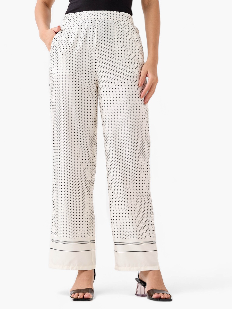 Regular Fit Printed Pants