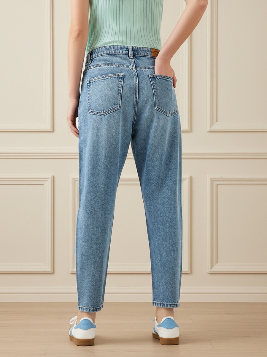 High-Rise Mom Jeans