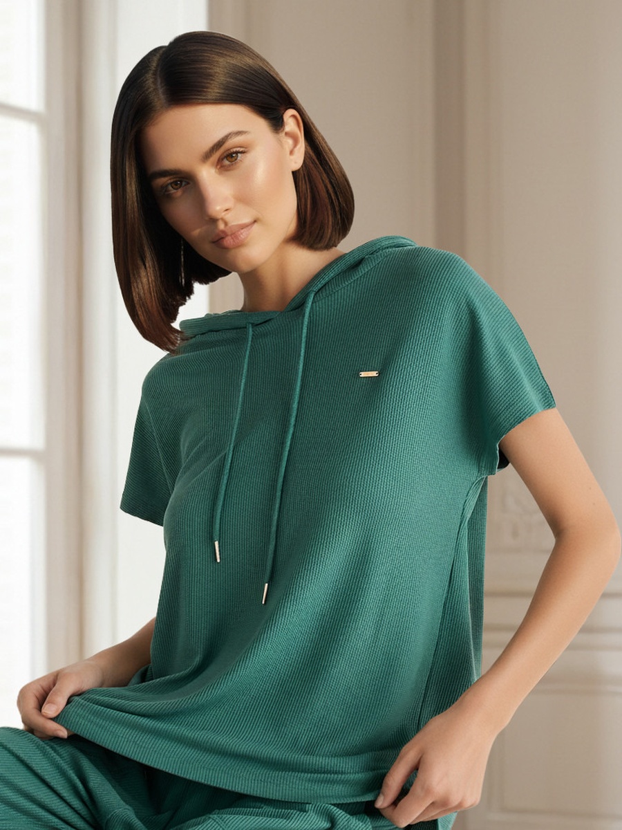 Pyjama Set with Hooded Top and Pants