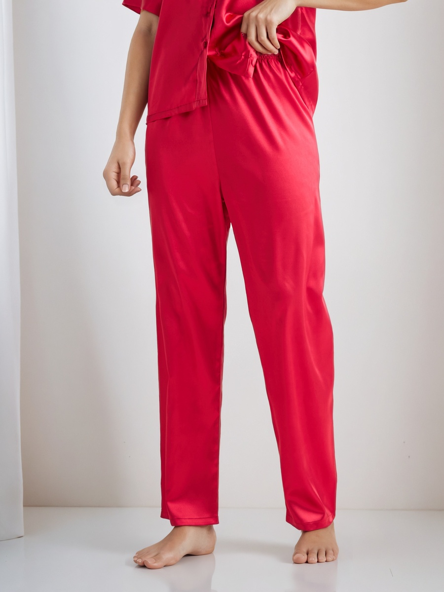 Pyjama Set with Button-Down Shirt and Pants