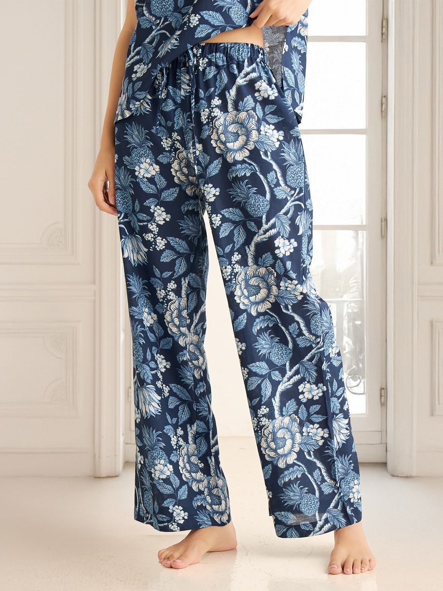 Pyjama Set with Cotton Top and Pants