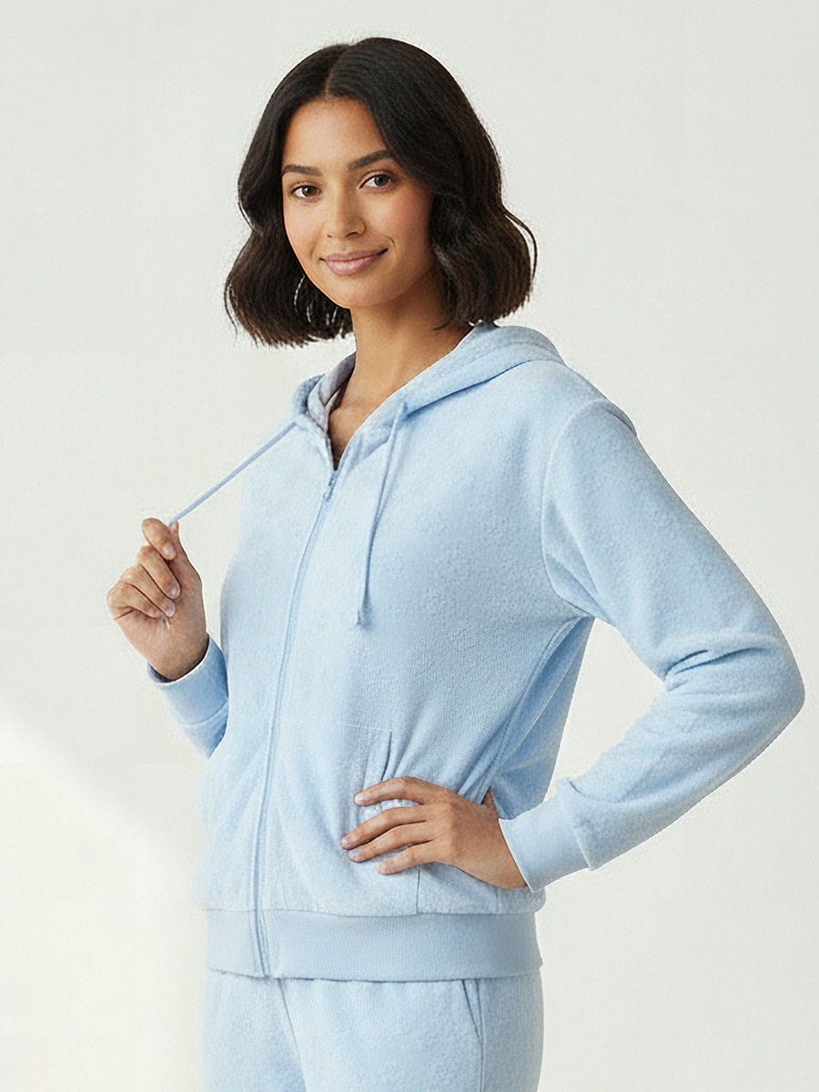 Pyjama Set with Hooded Jacket and Pants