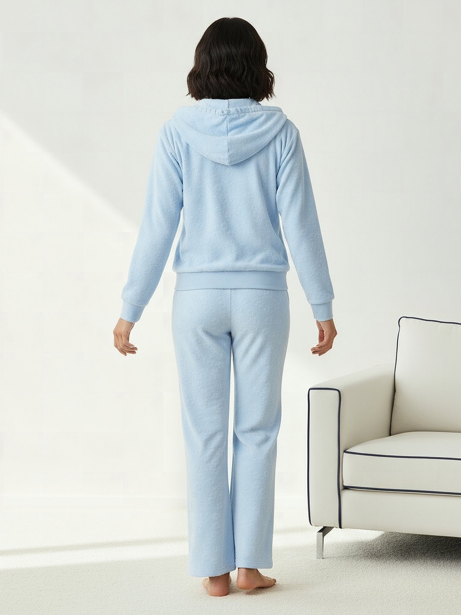 Pyjama Set with Hooded Jacket and Pants