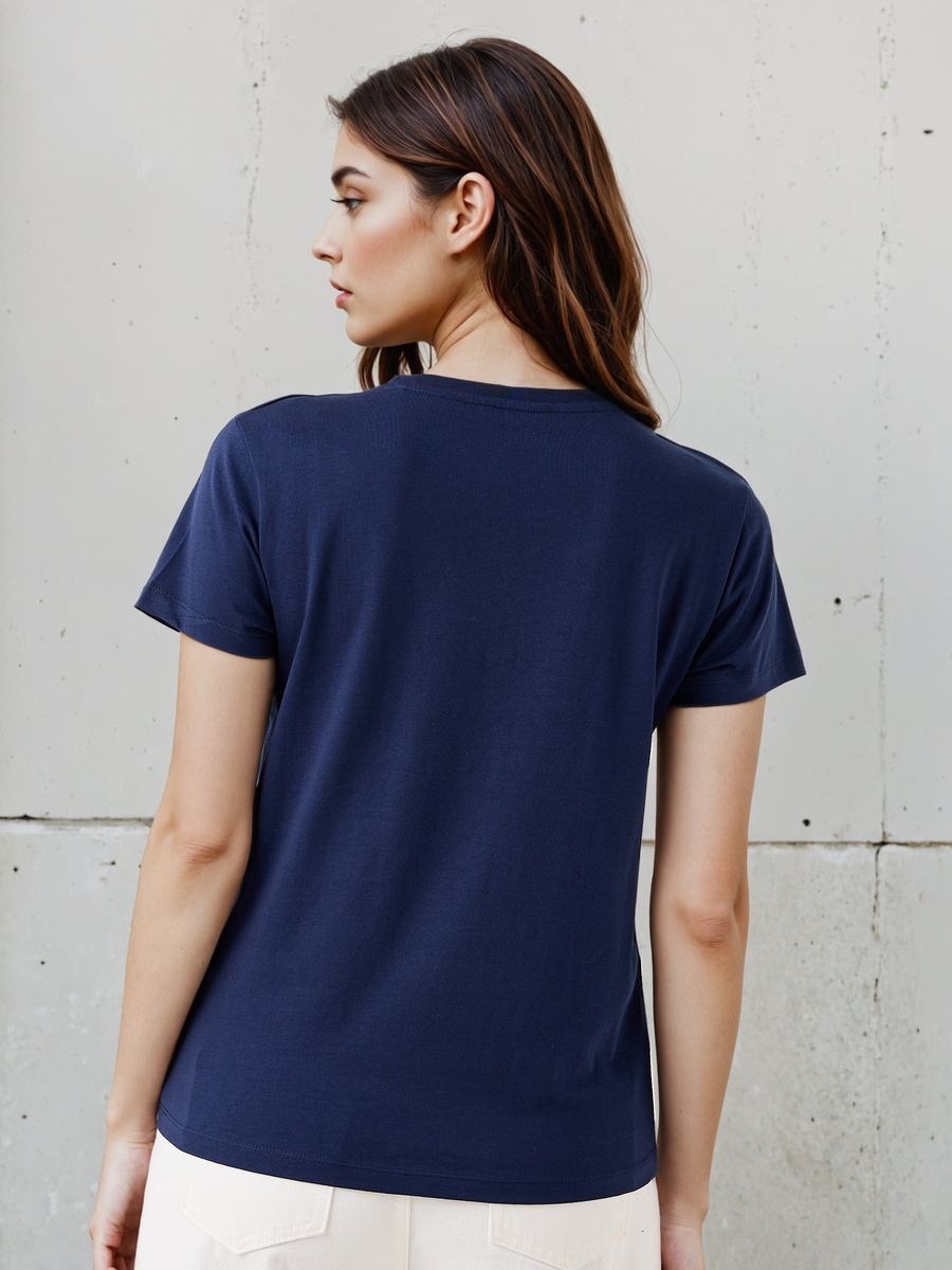 Regular Fit Cotton T-Shirt with Graphic Print