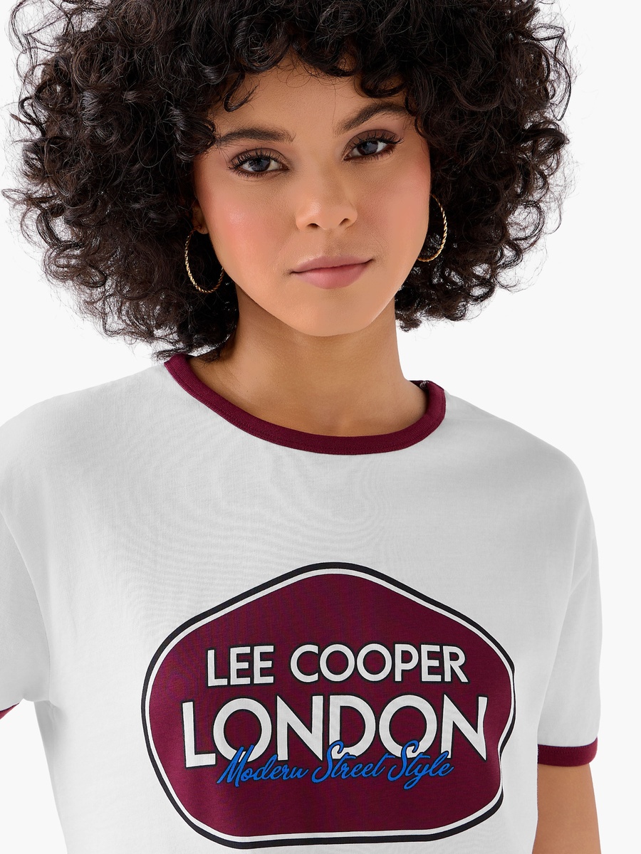 Regular Fit Cotton T-Shirt with Logo Print
