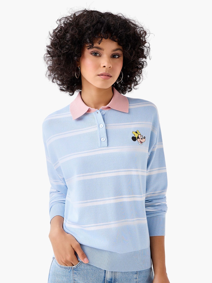 T-Shirt with Minnie Mouse Print