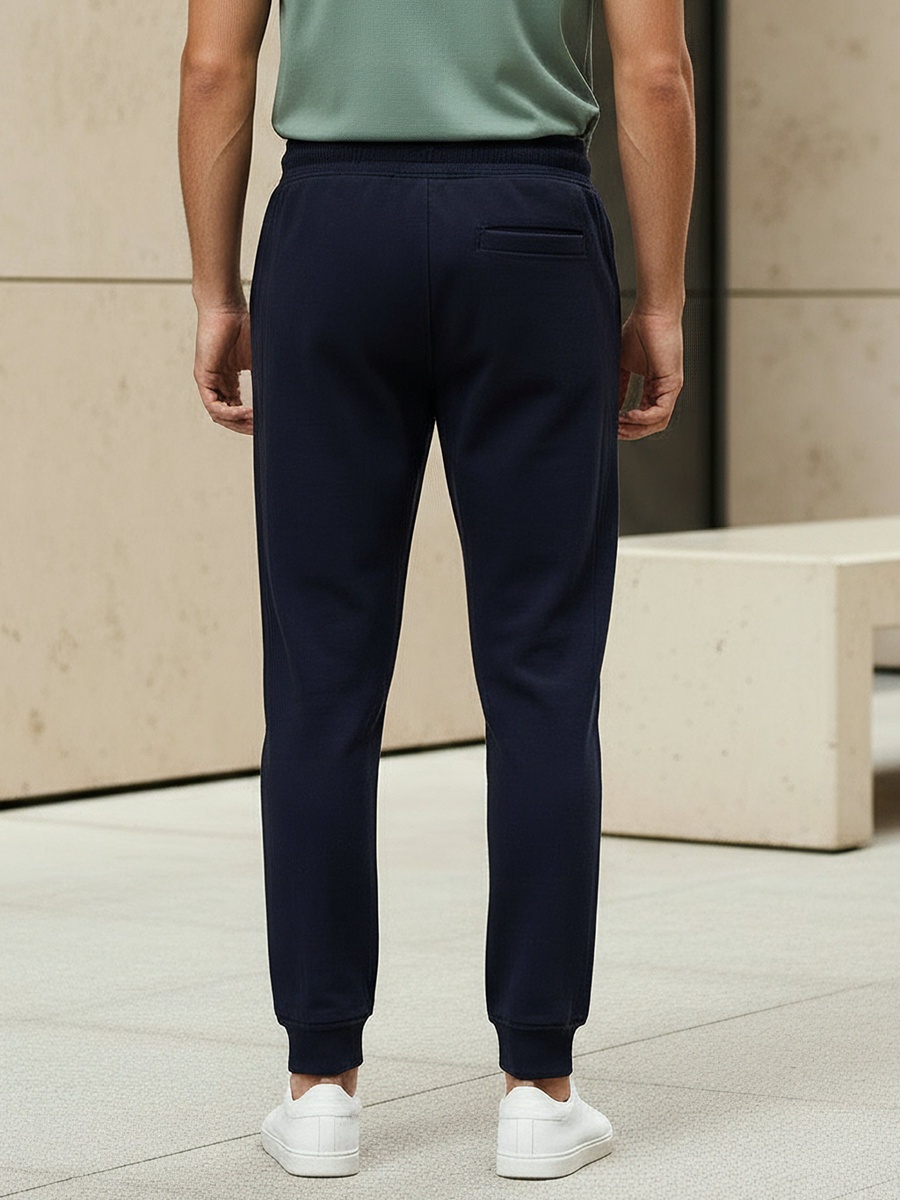 Men Slim Fit Joggers with Pockets