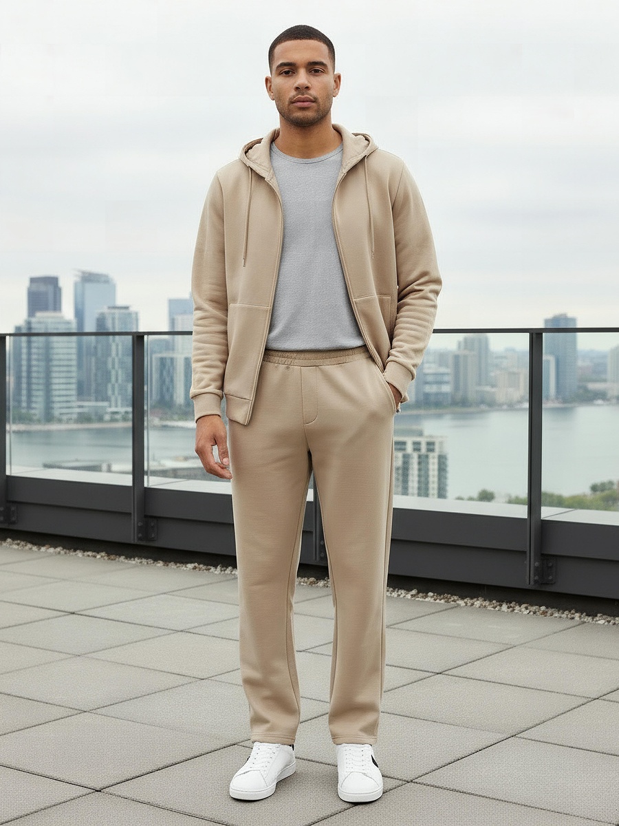 Men Regular Fit Track Pants with Flexi Waist