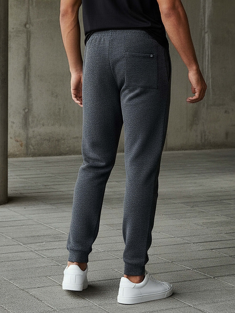 Men Relaxed Fit Joggers with Panel Detail